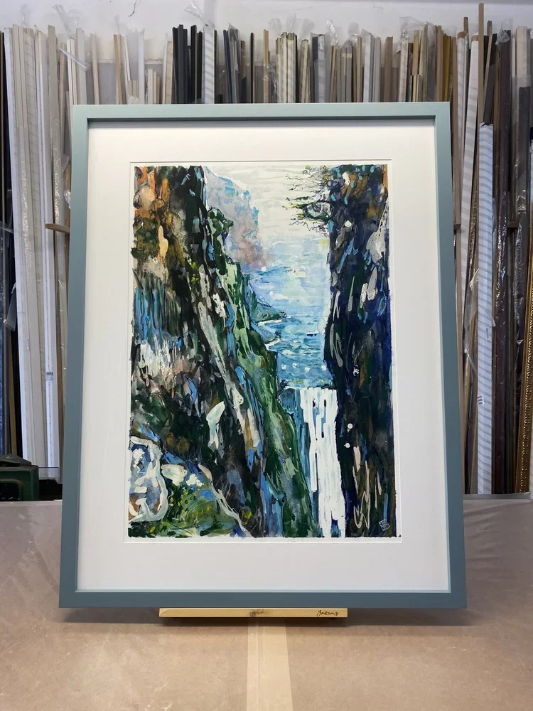 Custom framed artwork