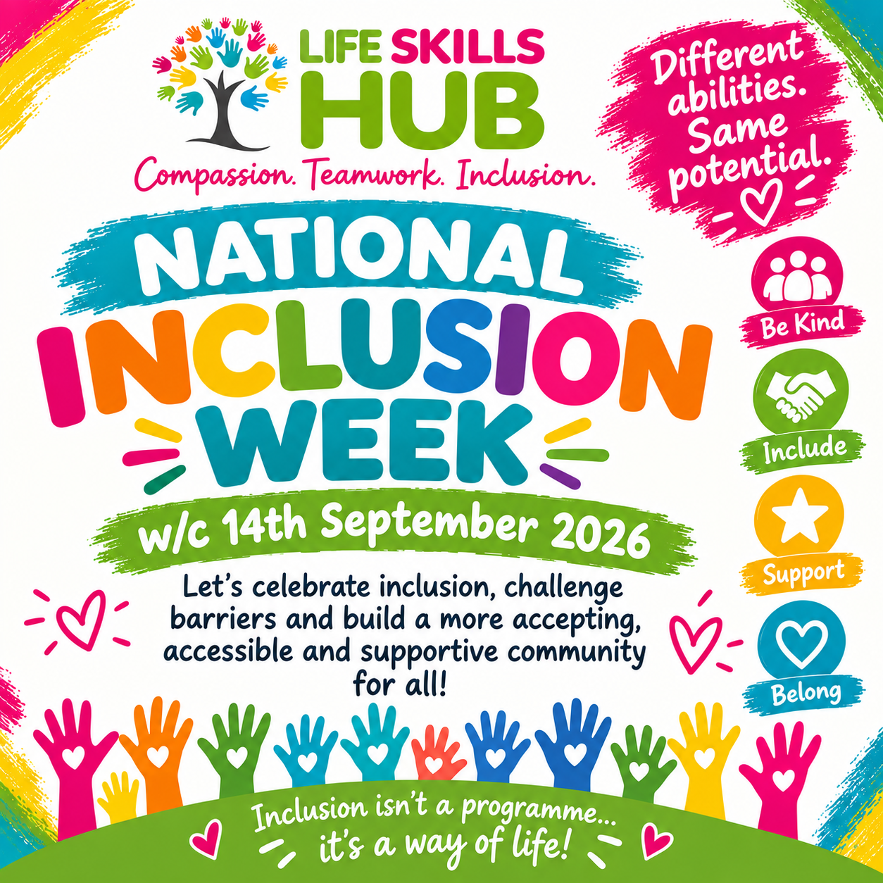 National Inclusion Week w/c 14th September 2026