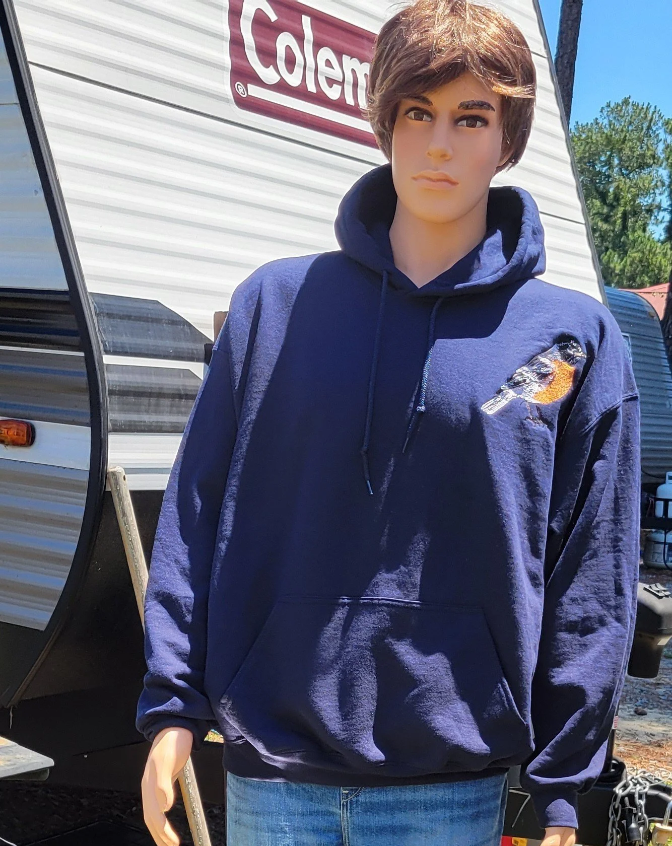 Woodland Robin Hooded Sweatshirt