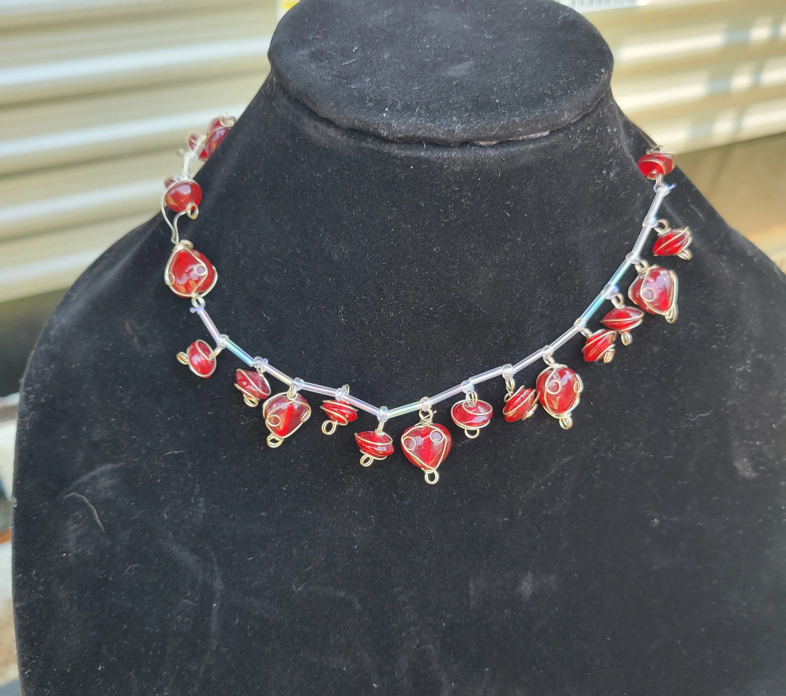 Forest Berry Bead Necklace