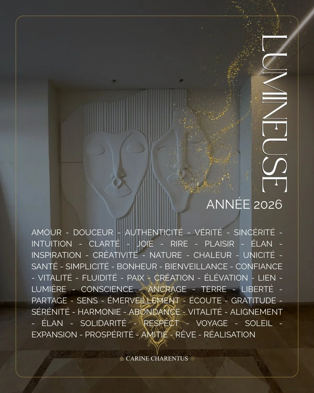 ✨ Bienvenue en 2026 : l&rsquo;ann&eacute;e du Grand Recommencement. ✨

Nouvelle vibration, nouvelle identit&eacute;. L'ann&eacute;e 10 nous invite &agrave; laisser le pass&eacute; derri&egrave;re nous pour incarner notre version la plus audacieuse.

