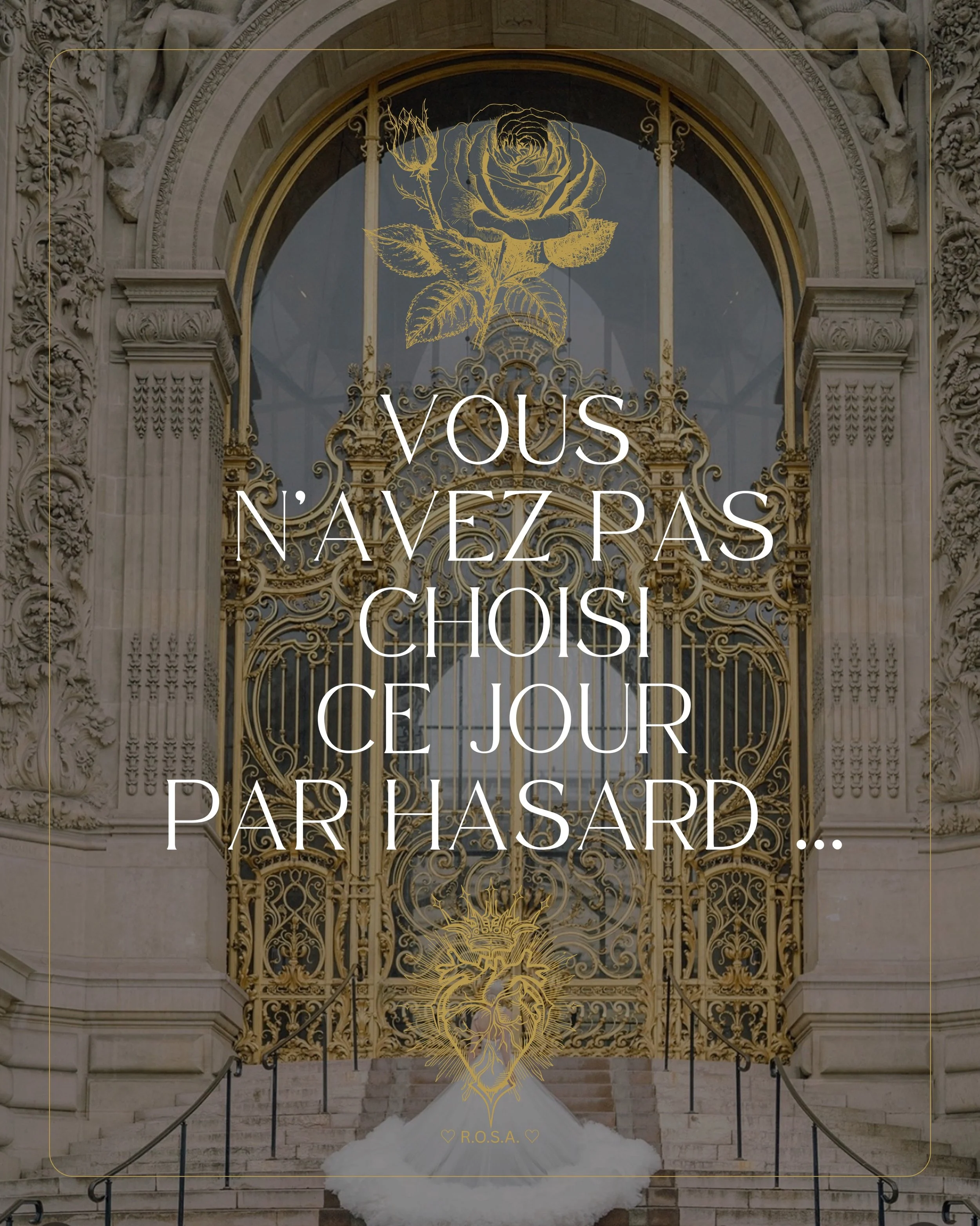 &hearts;️🌹&hearts;️ Les Messages Vibratoires du Jour J &hearts;️🌹&hearts;️

Le Calcul Sacr&eacute; du Jour

Comment trouver l'Arcane du Jour J :
Prenez le jour du mariage, le 12/08/2026 = 1+2+8+2+2+6 = 21 

S'il est compris entre 1 et 22, il corres