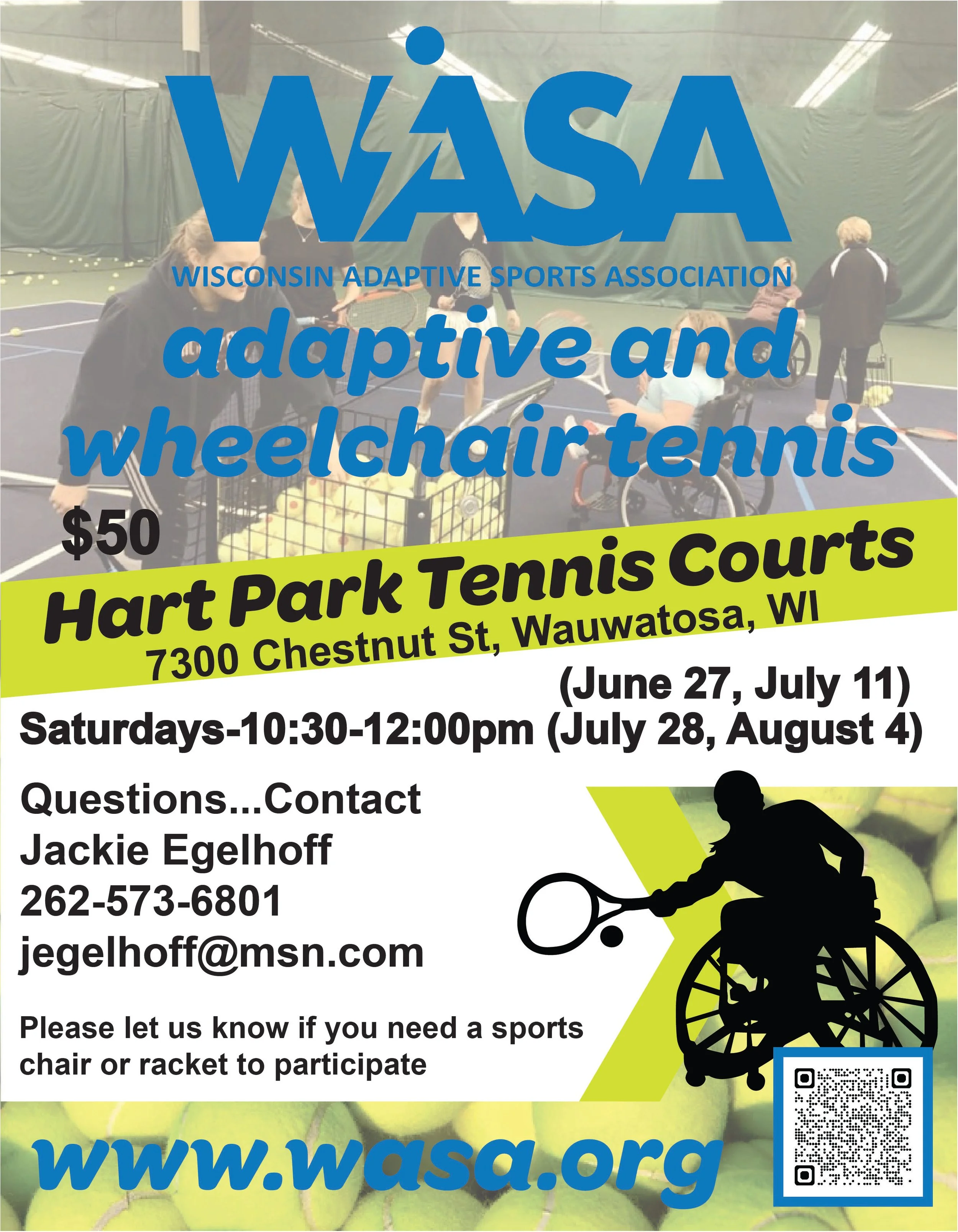 Adaptive and Wheelchair Tennis Camp