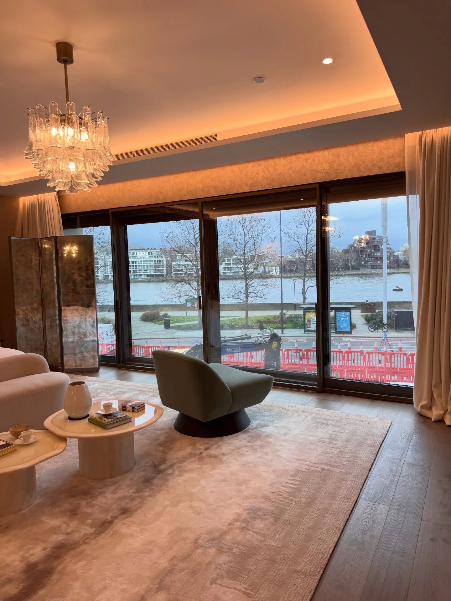 Internal Dividers becoming a feature in this Vauxhall luxury flat.