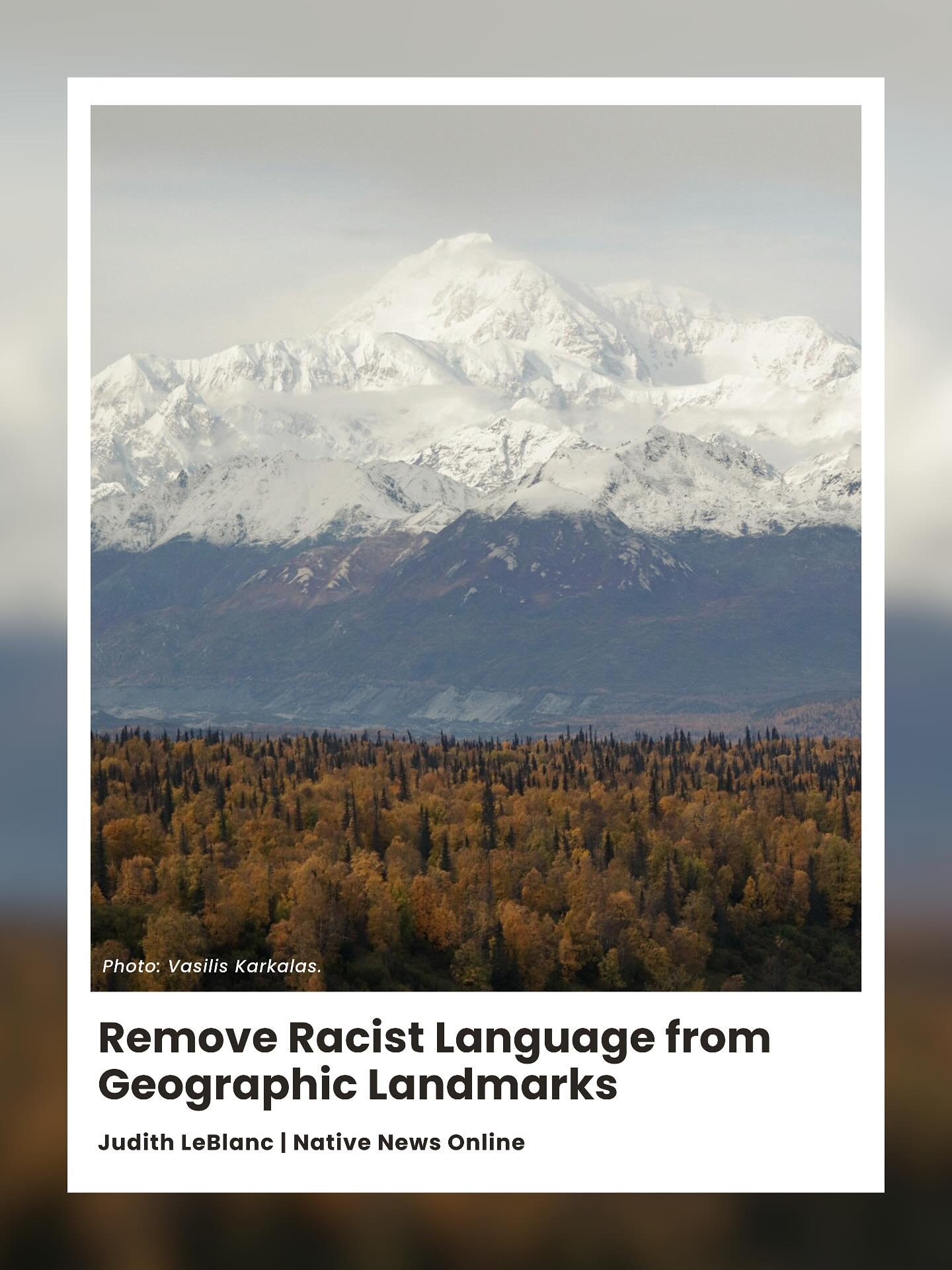 Check out this article from Judith LeBlanc (Caddo Nation) on the importance of renaming work and recent attacks from the Trump administraton. LeBlanc is the executive director of Native Organizers Alliance Action Fund, a partner to Native Organizers 
