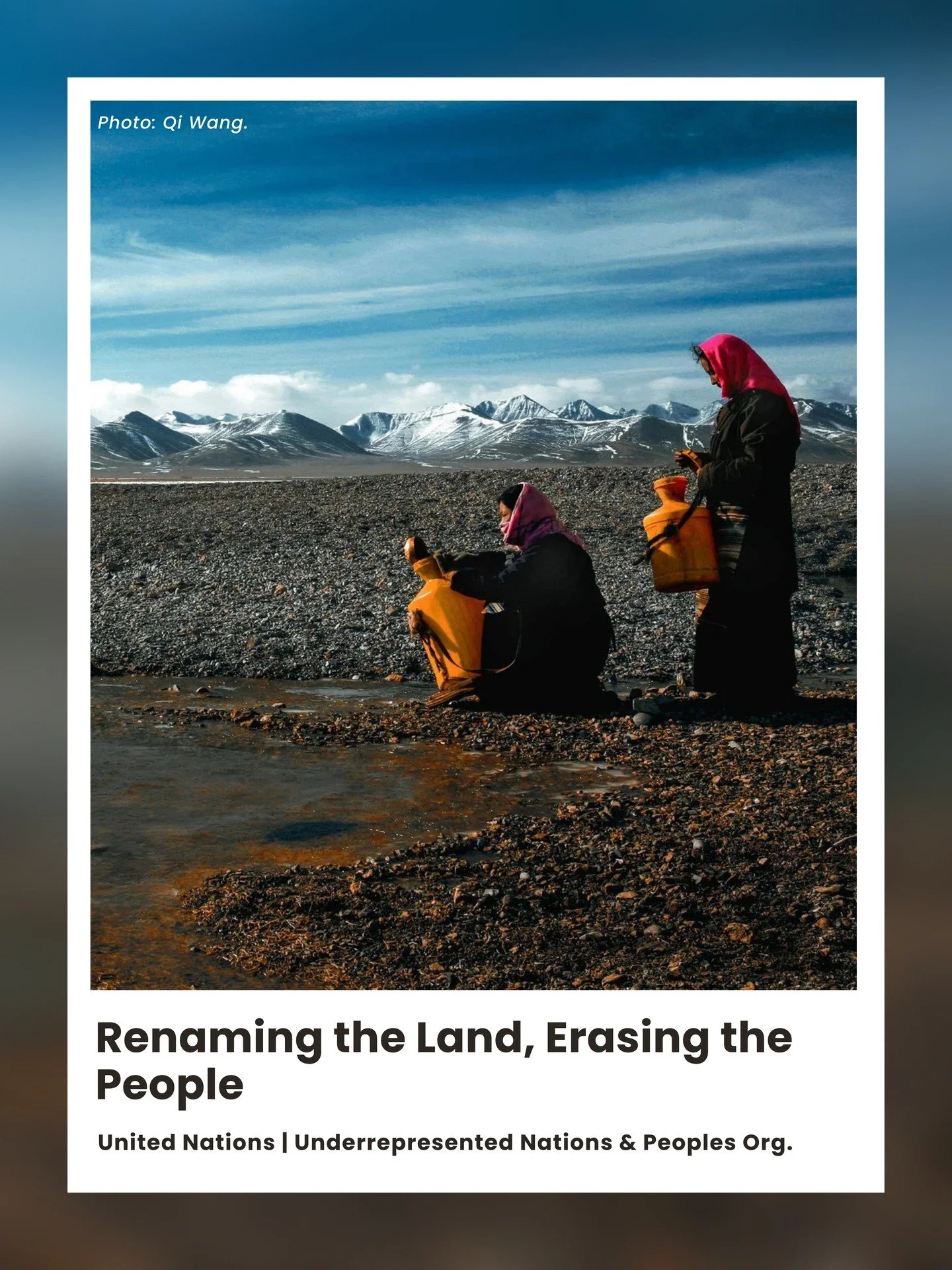 "For many unrepresented nations and peoples, place names are more than geographical labels, they are expressions of cultural identity, historical continuity, and collective memory... The deliberate replacement or suppression of place names by st