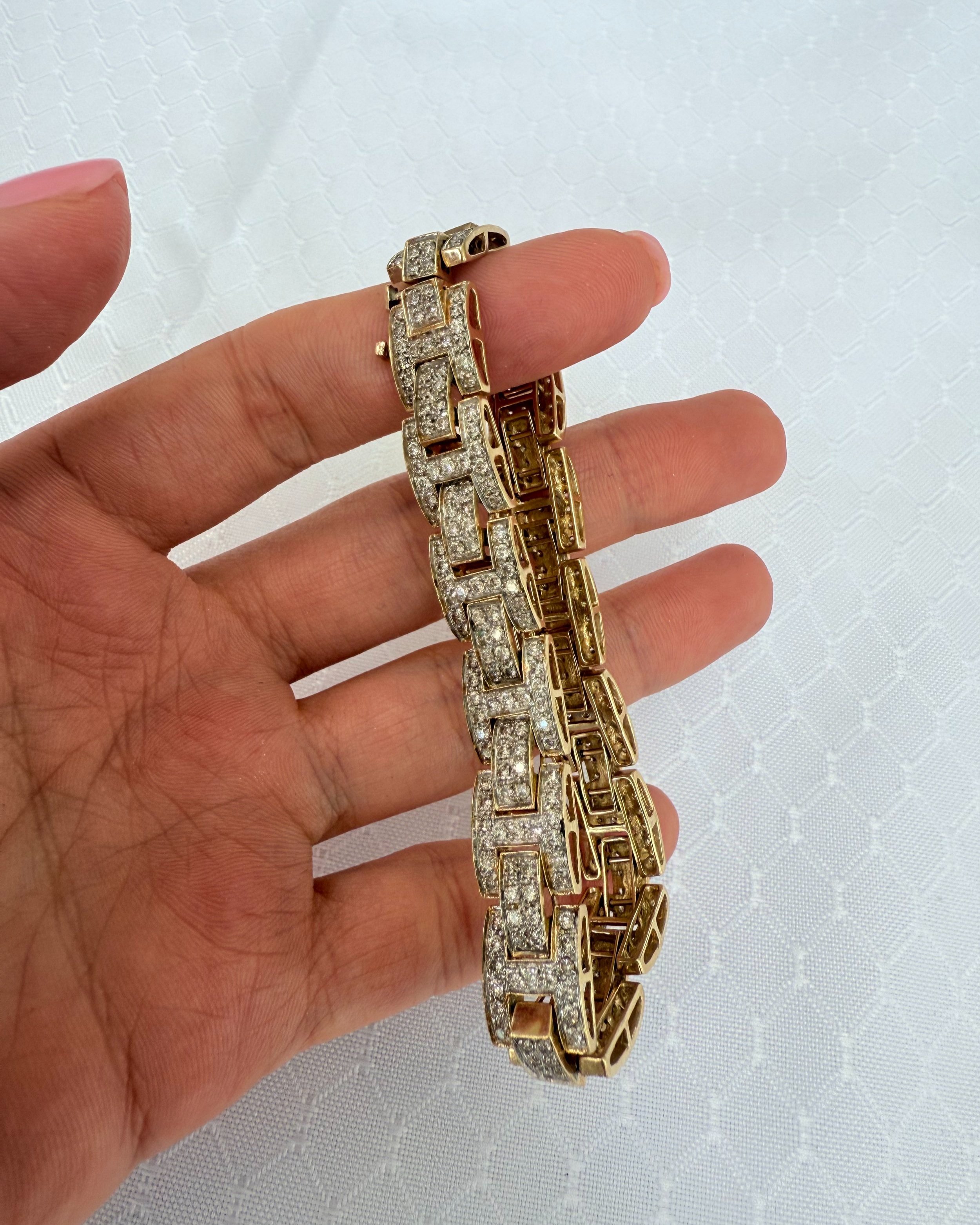 14k Diamond Bracelet