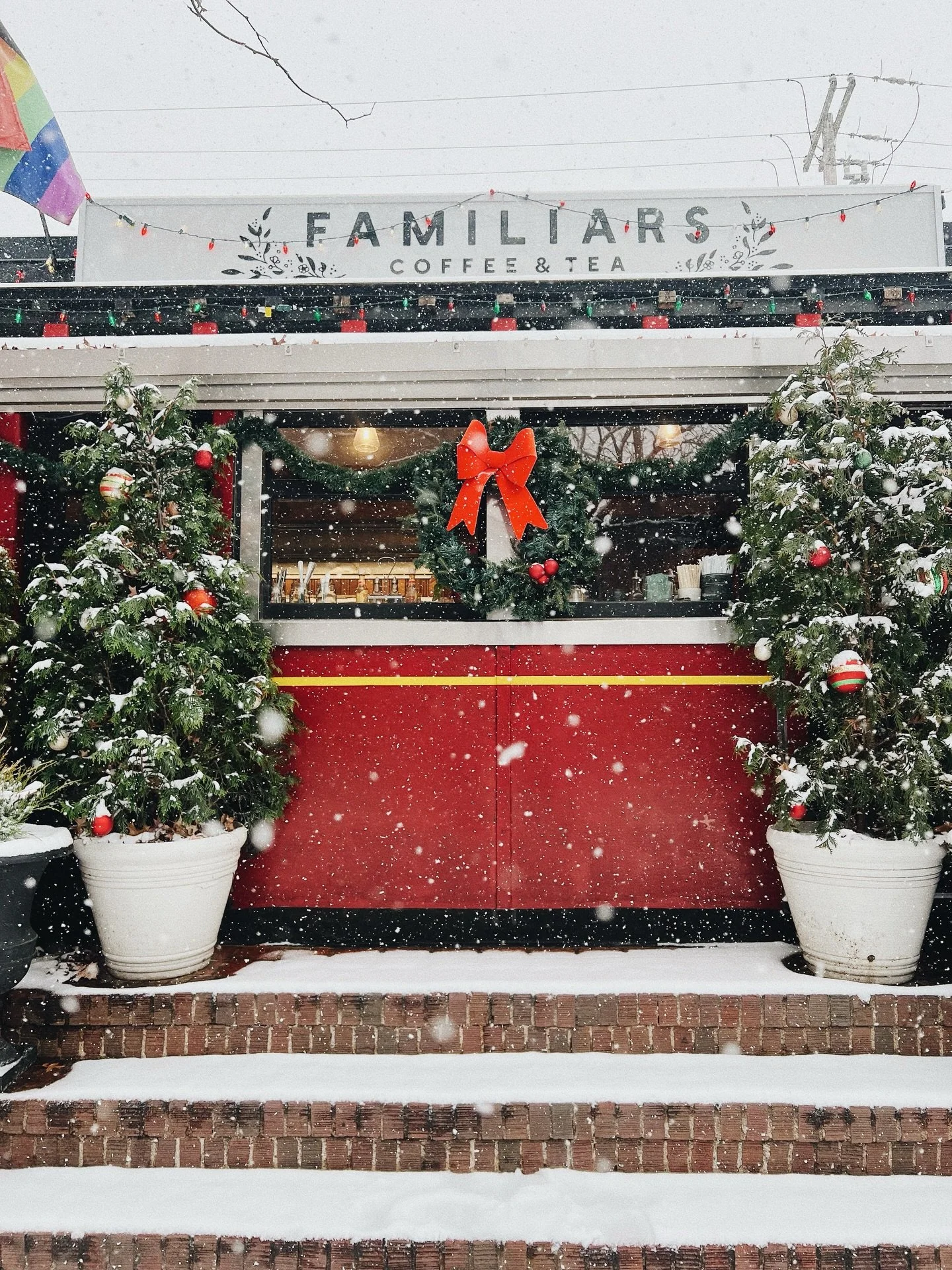 We&rsquo;re closing at 4 tomorrow and will be closed on Christmas, but we will see you Friday morning!
Happy Holidays everyone ❤️🎄☕️