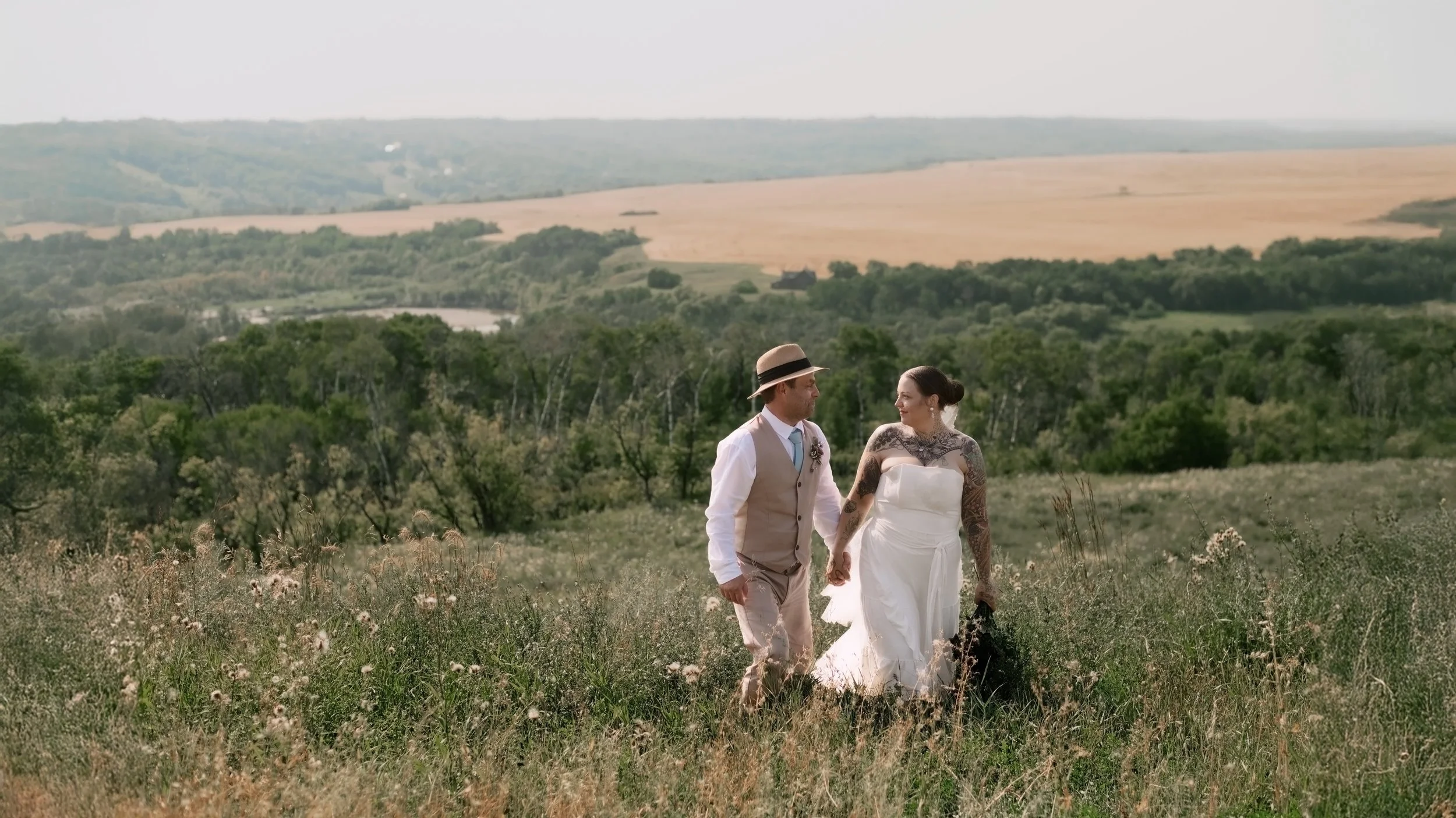 Darius &amp; Megan’s Inglis, Manitoba Wedding