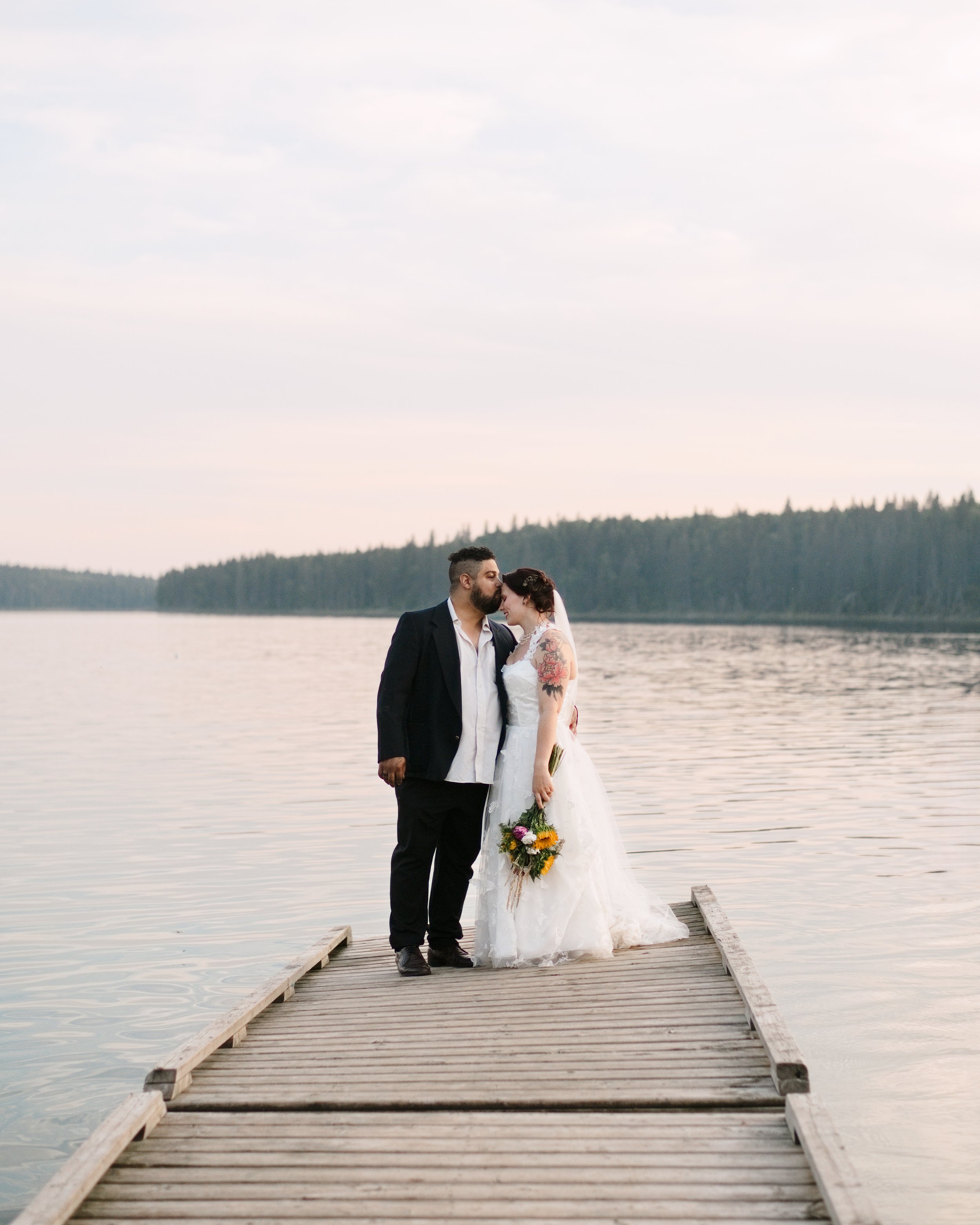 Josh & Kayla's Canadian Forest Elopement 