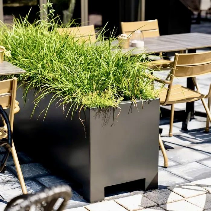 Rectangular Aluminum Planters (With Feet)