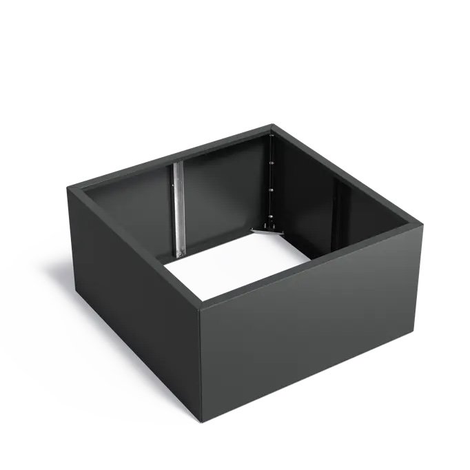 Square Connect Coated Steel Planter (without bottom)