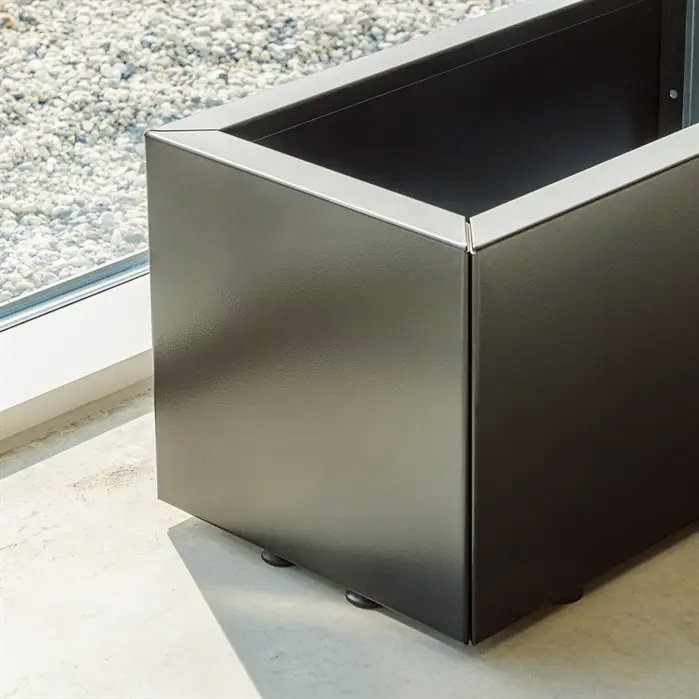 Rectangular Connect Coated Steel Planter (without bottom)