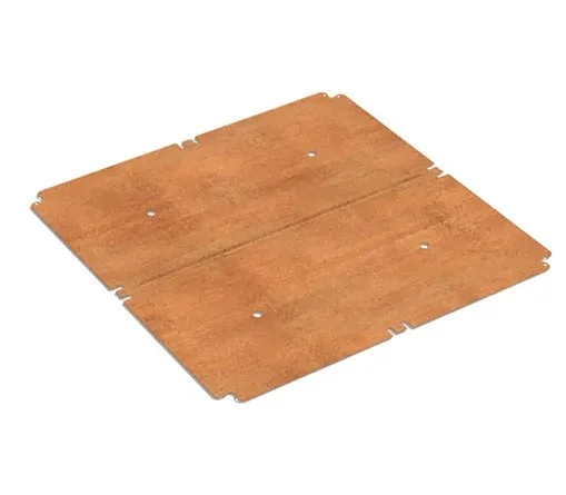 Square LINK Corten Steel Base Plate