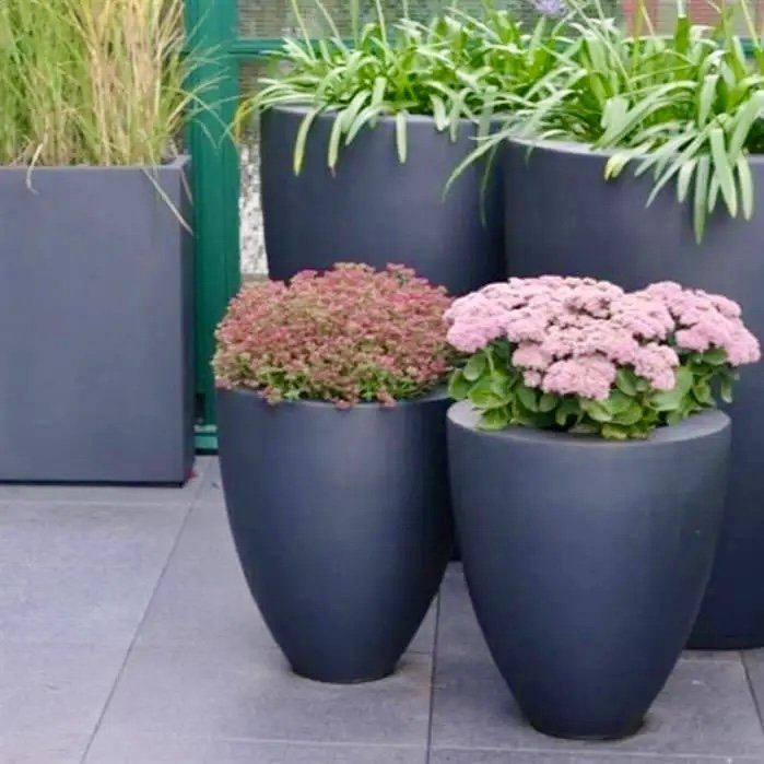 CURVA Fibreglass Planters