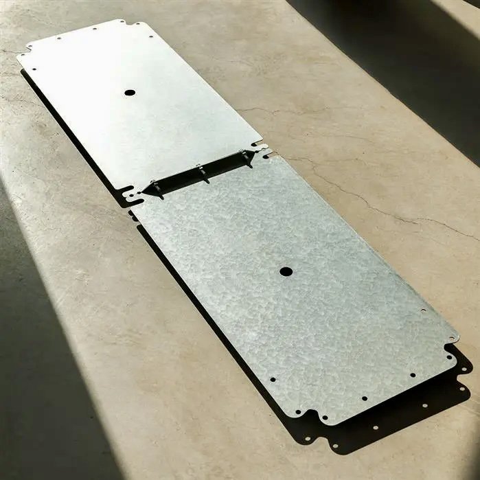 Rectangular  Connect Galvanised Steel Base Plate