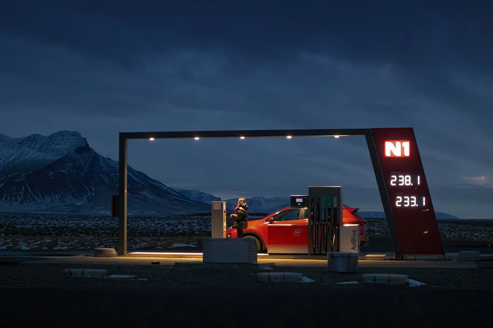 'Stopping for Gas, Iceland' © Philotera Bourne