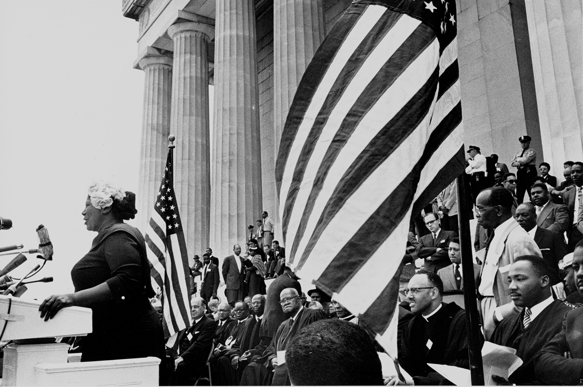 Untitled, from the series Prayer Pilgrimage for Freedom, 1957 © Lee Friedlander. Courtesy the artist and Fraenkel Gallery