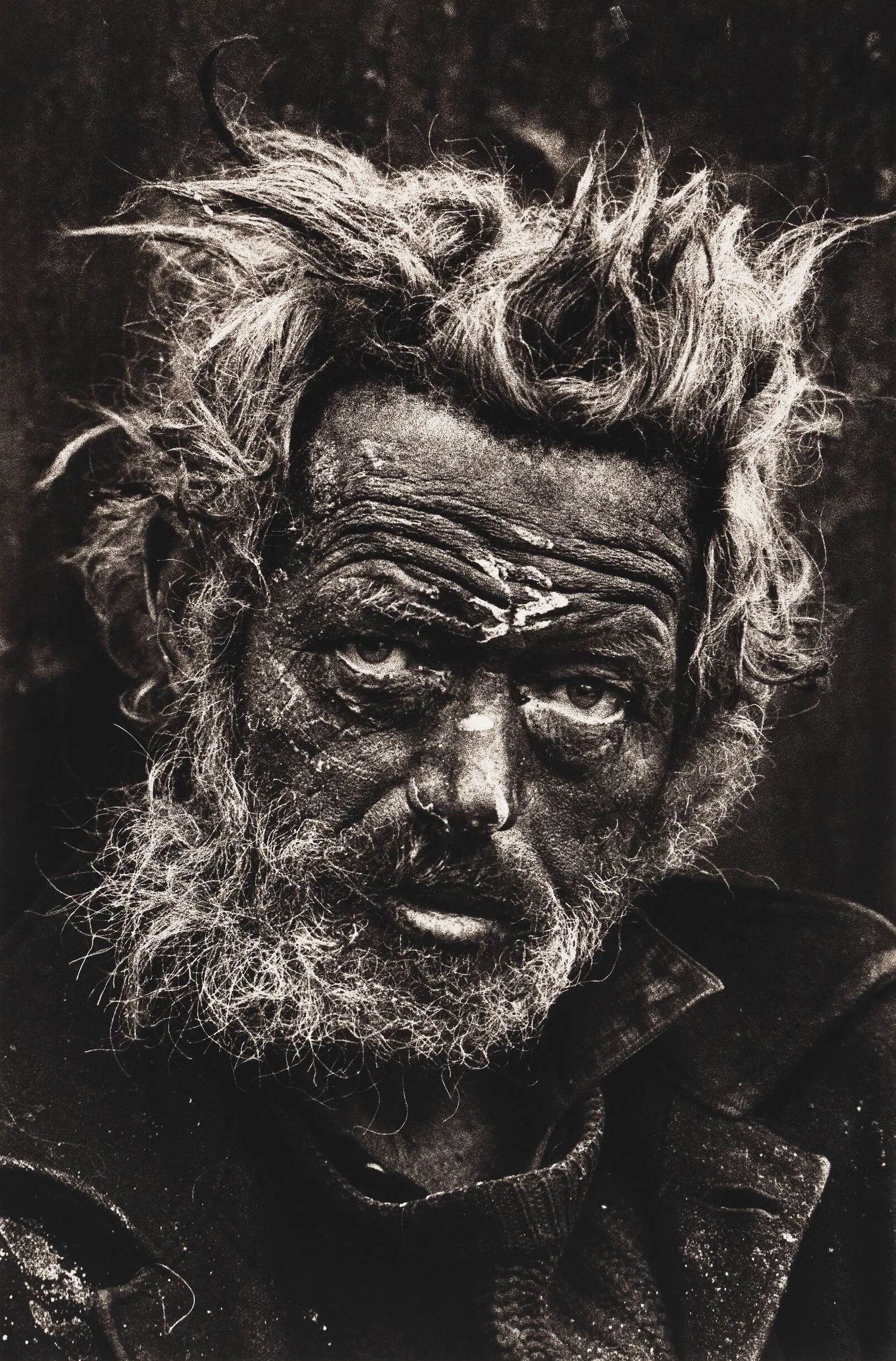 Homeless Man, East London, 1971 © Don McCullin. Courtesy the artist and Hauser & Wirth
