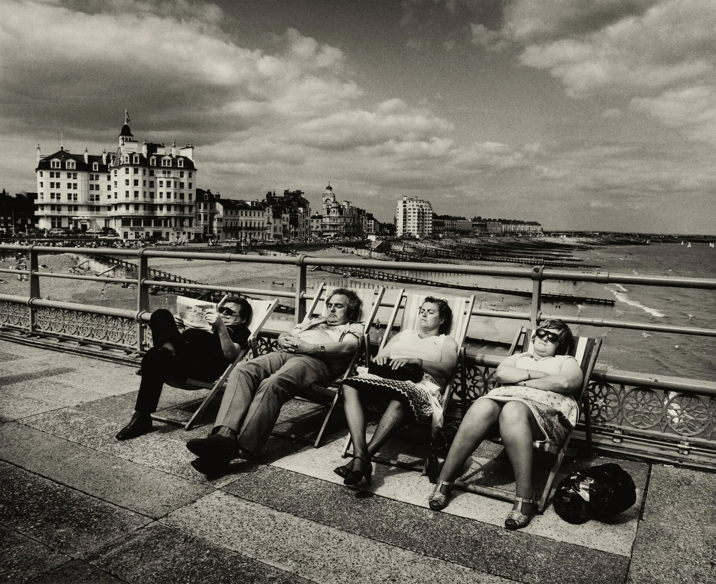 Seaside Pier on the South Coast, Eastbourne, 1970 © Don McCullin. Courtesy the artist and Hauser & Wirth