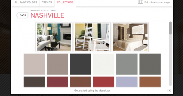 PPG Color Visualizer Trends: NASHVILLE