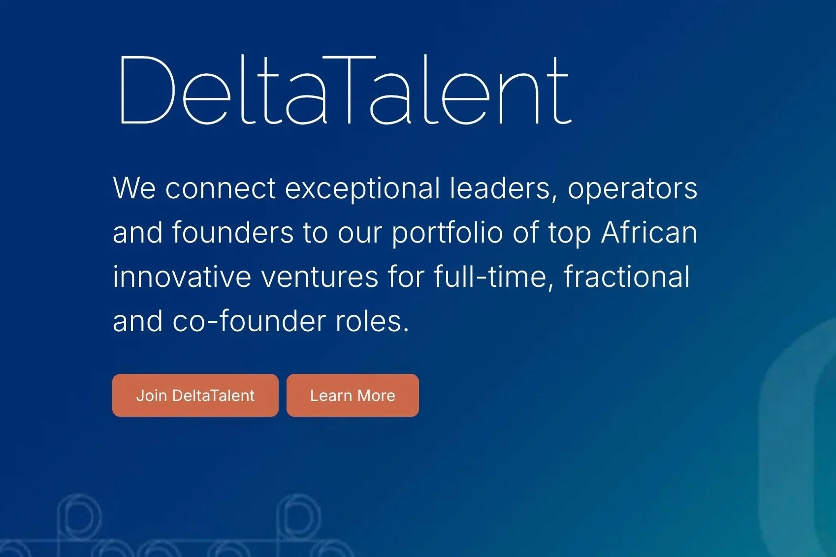 Delta40 Talent → Fractional roles at incredible African planet-positive startups