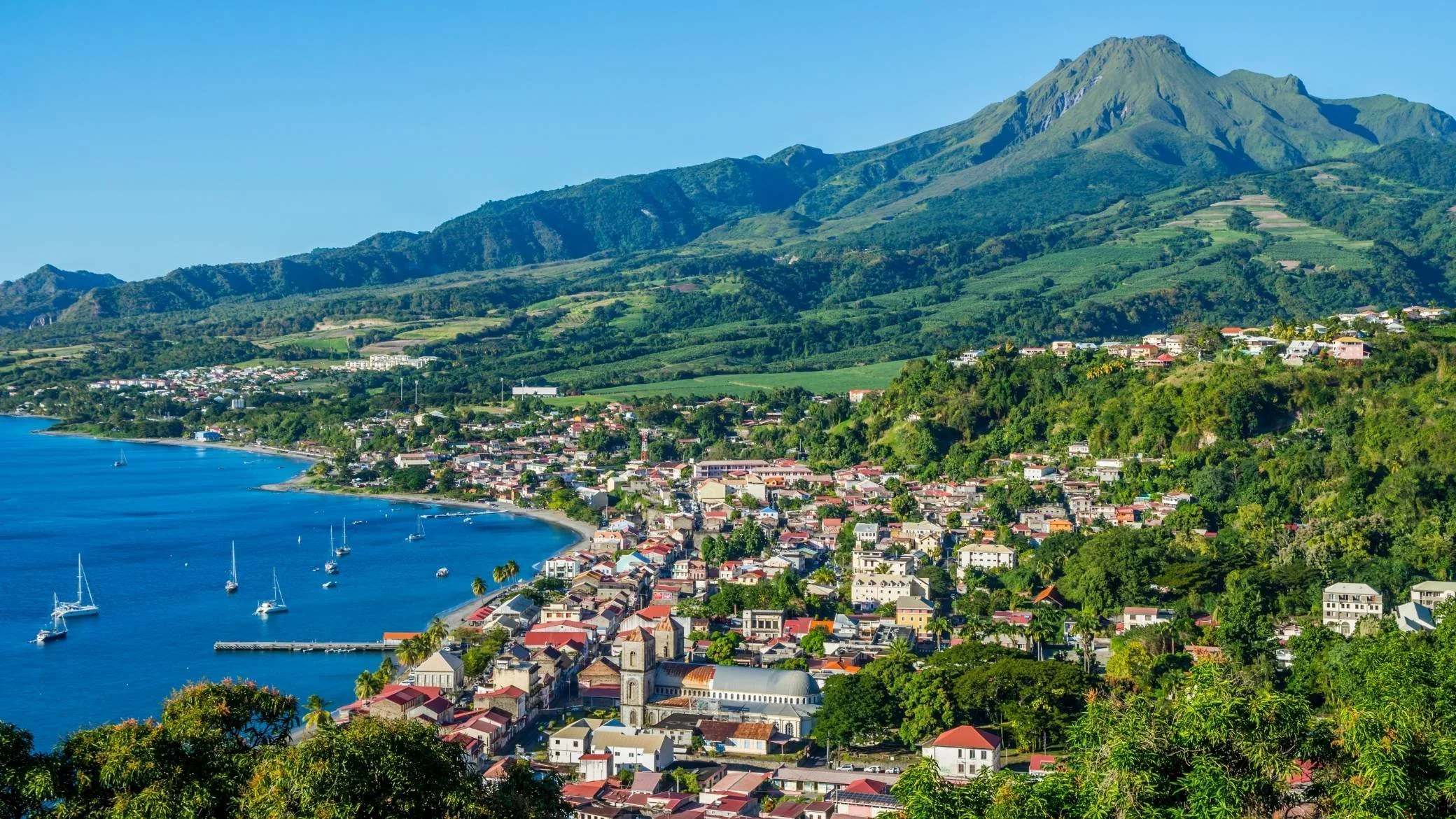 vue aerienne martinique