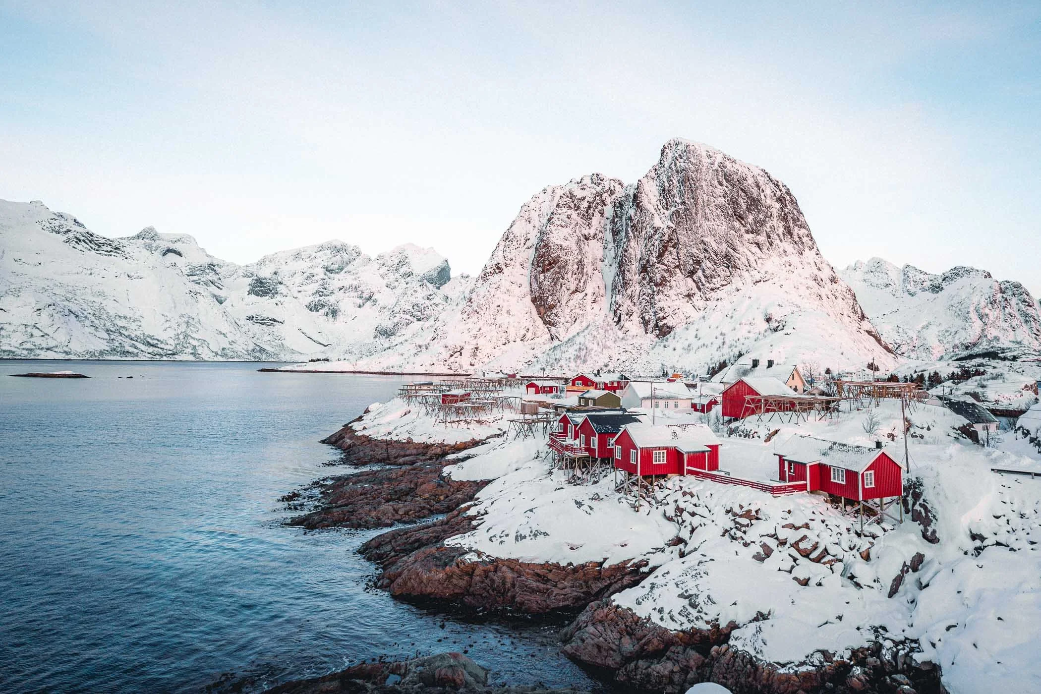 maison rouge laponie