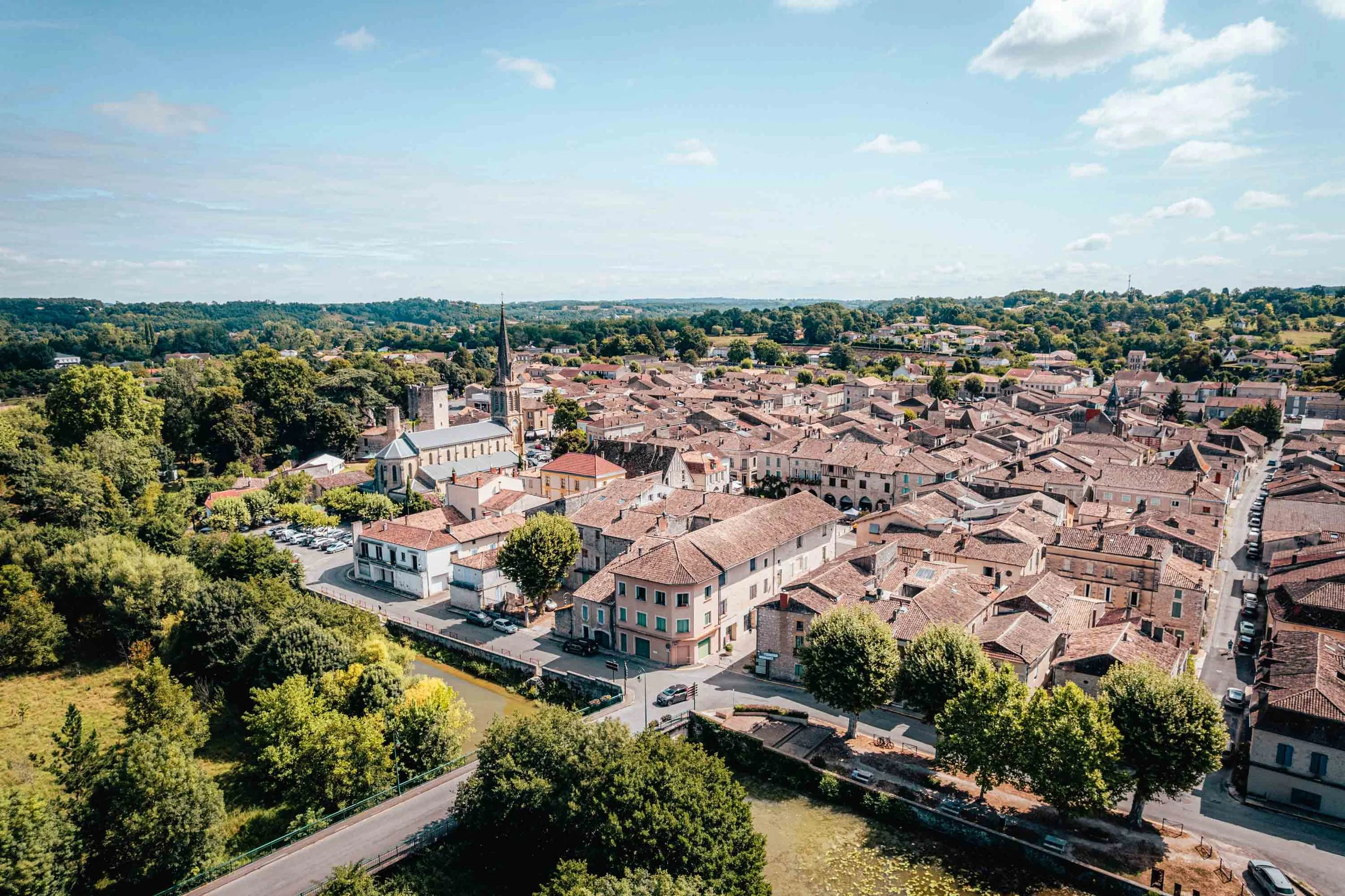 Bastide d'Eymet village