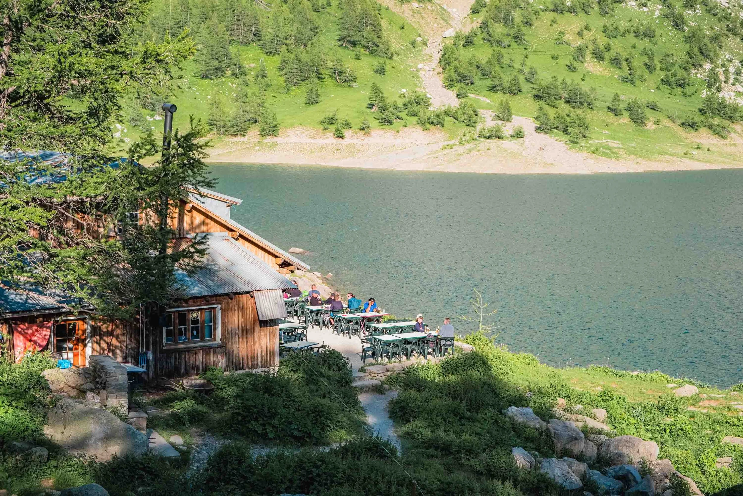 vie refuge lac d'allos