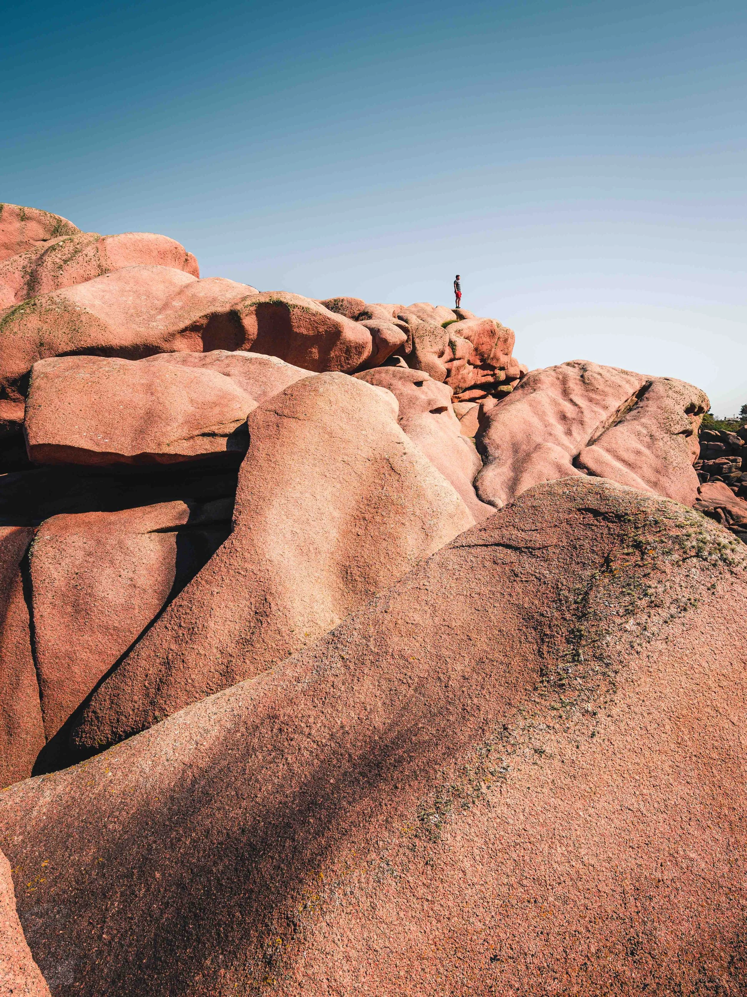 les rochers de la cote de granit rose