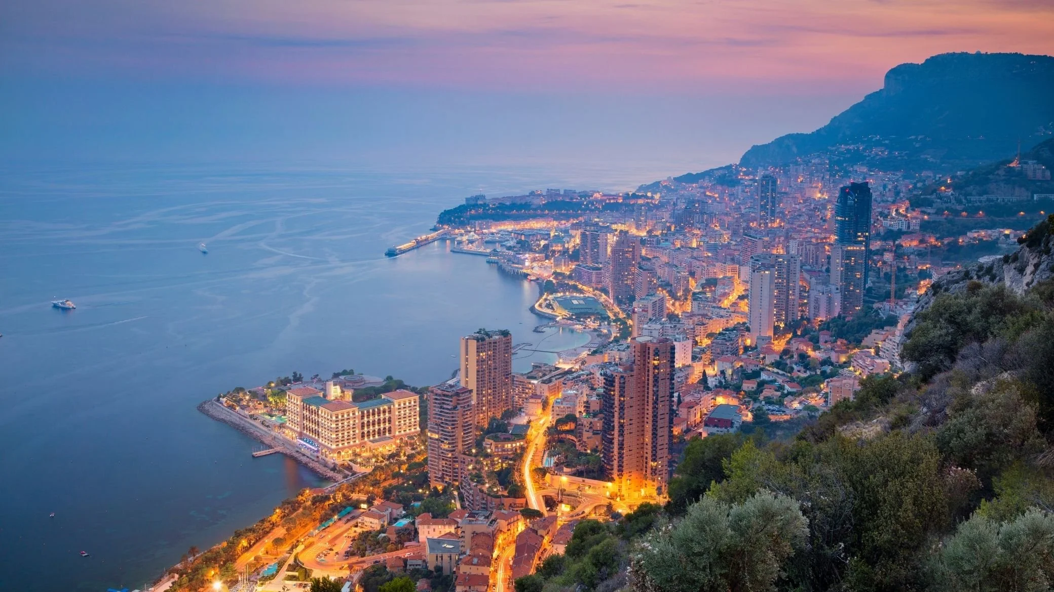 vue sur monaco