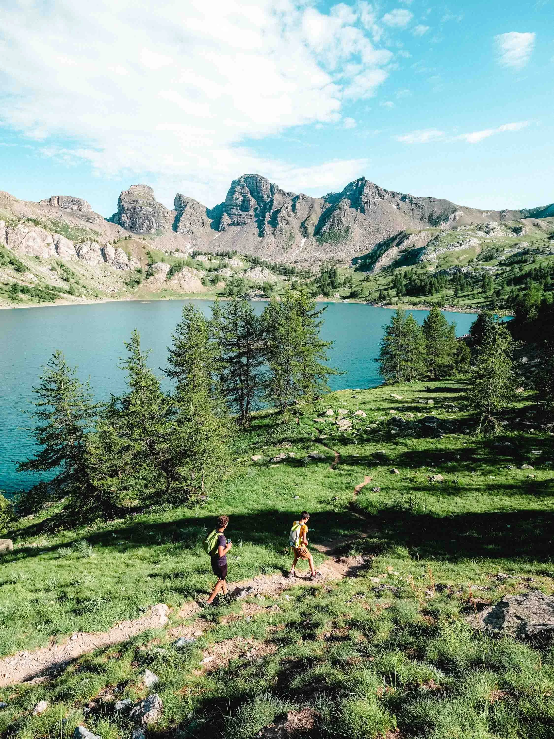 randonnée bord de lac