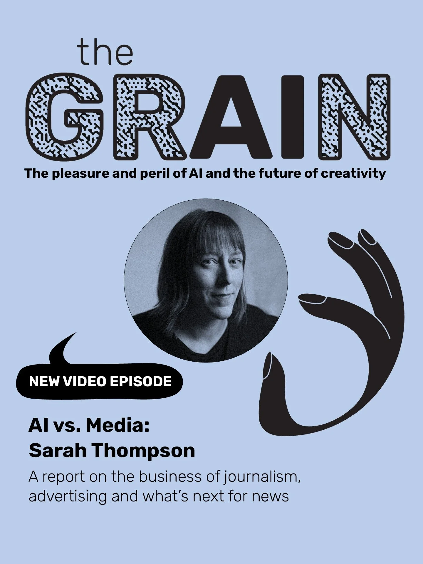 THE GRAIN Podcast: AI vs. Media—Sarah Thompson
Join me as I speak with top media strategist Sarah Thompson on why billions of dollars are leaving Canada's media economy and what we can do about it, with grains of thought from her groundbreakin