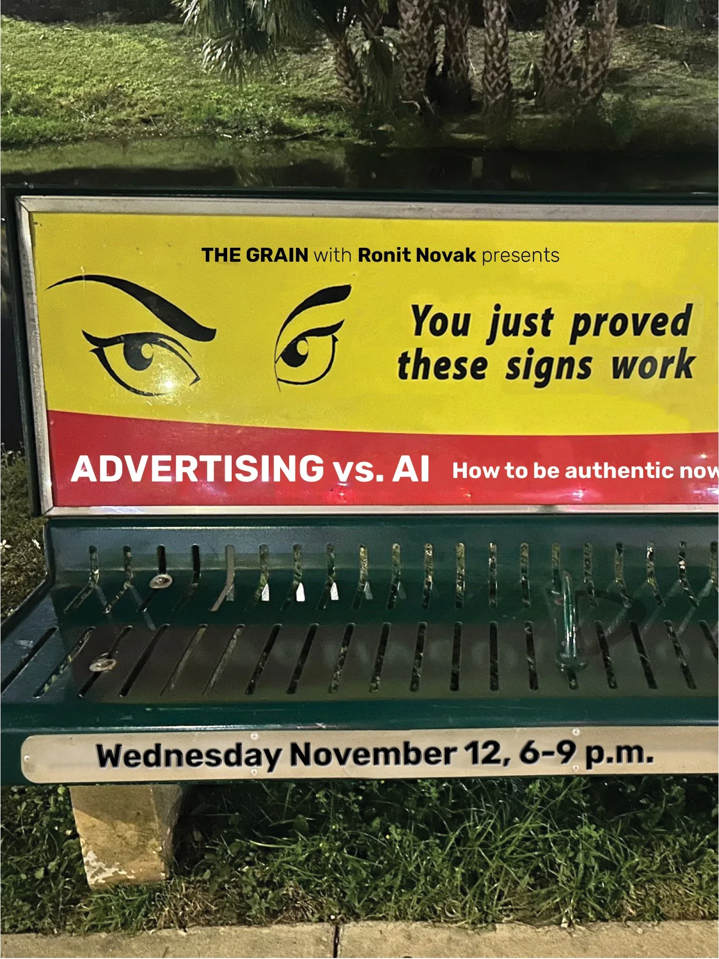 Get your tickets to secure your spot!
ADVERTISING vs. AI: How to be authentic now
Join THE GRAIN's expert lineup of ad industry experts for real talk on how AI is influencing the ad industry and how they reclaim audience trust. 
Panel moderated by