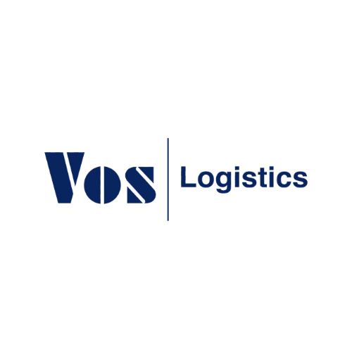 Logo van Vos Logistics die samenwerkt met Floading elektrisch laden voor vrachtwagens