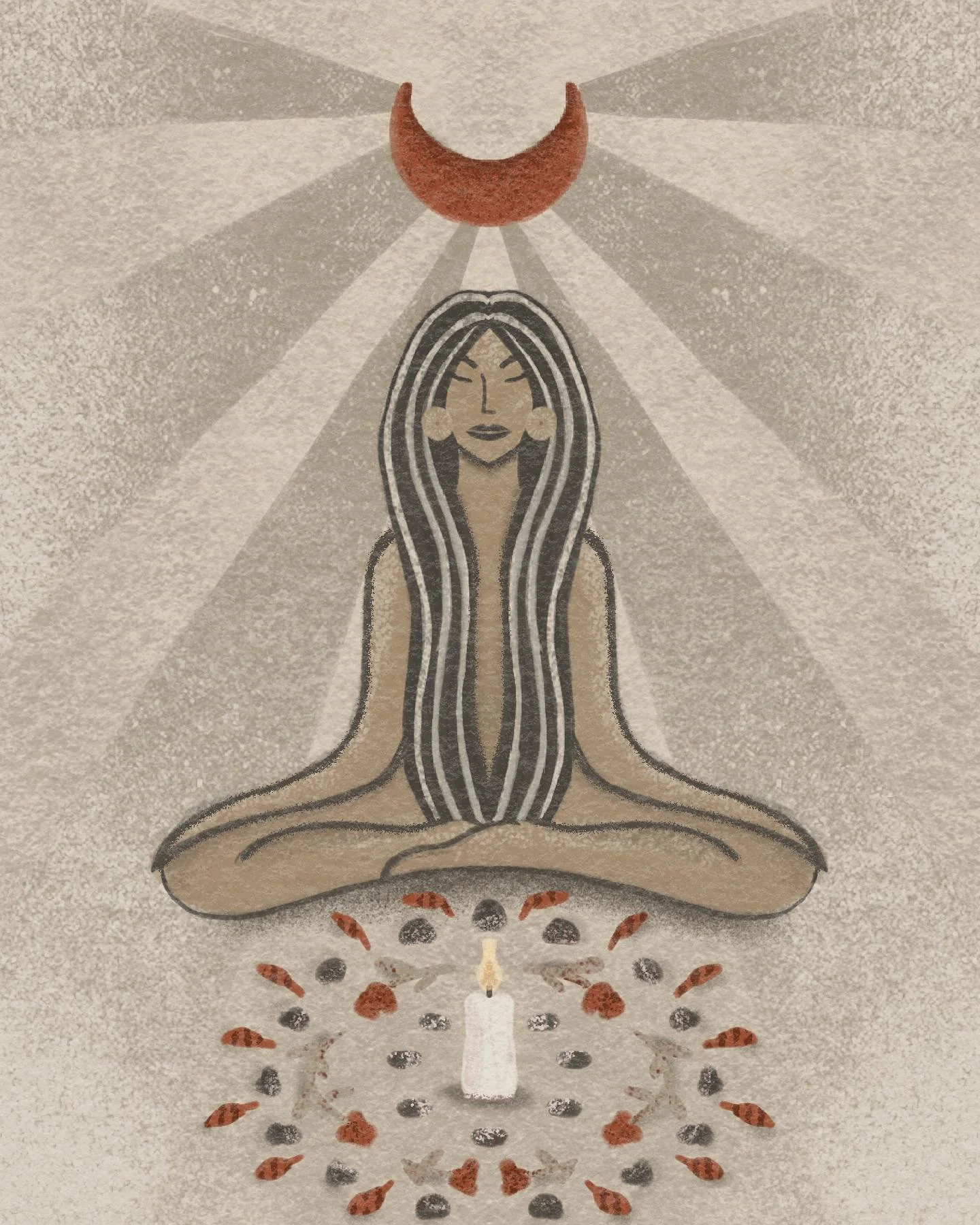 Moonlit ritual ☾ Magic moon week 2024 ☾ 

give like earth be flexible like water
protect like fire be boundless like air

✺
Blessings to the women who created this beautiful challenge:
@debi_hudson&nbsp;@galitskaya.illustration&nbsp;@oliviabuerkidesi