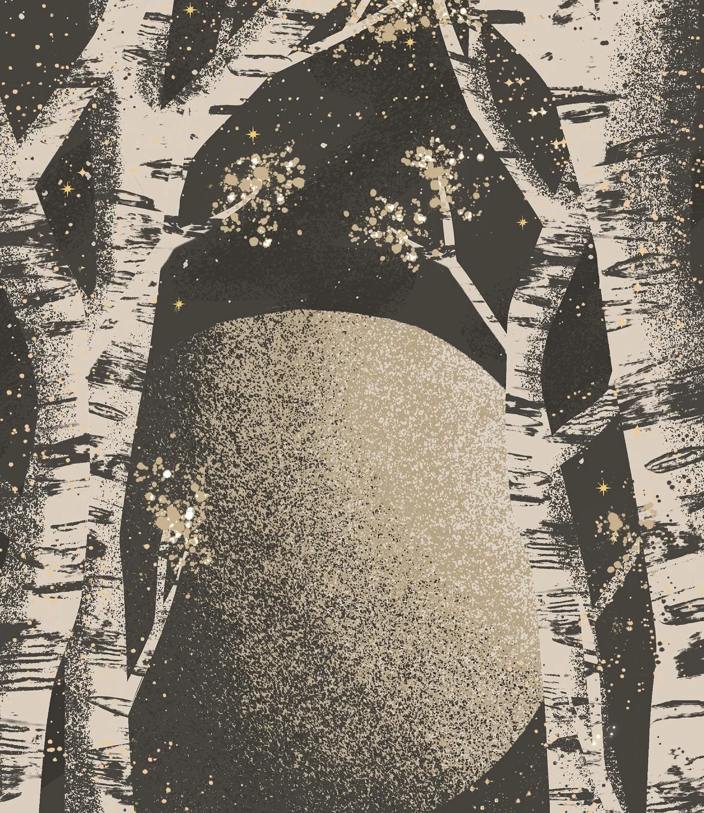 Spellbound Forest ☾ Magic moon week 2024 ☾ 

Full moon light on the golden birches of the north.

✺
Blessings to the women who created this beautiful challenge:
@debi_hudson&nbsp;@galitskaya.illustration&nbsp;@oliviabuerkidesign&nbsp;@lenaaddink_illu