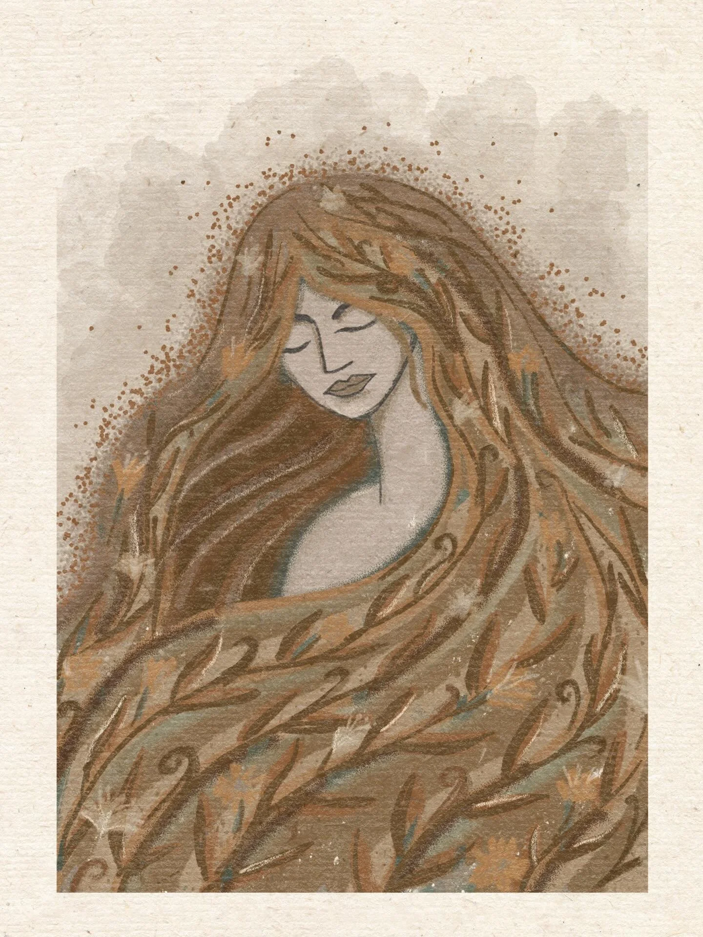 Samhain fades 
like a whisper,
while Yule 
prepares to rise.

A soft mist dance over 
the deep green moss as 
the last, faded leaves 
turn to soil. 

Guiding us inward
as the world still is
sinking deeper 
into stillness
