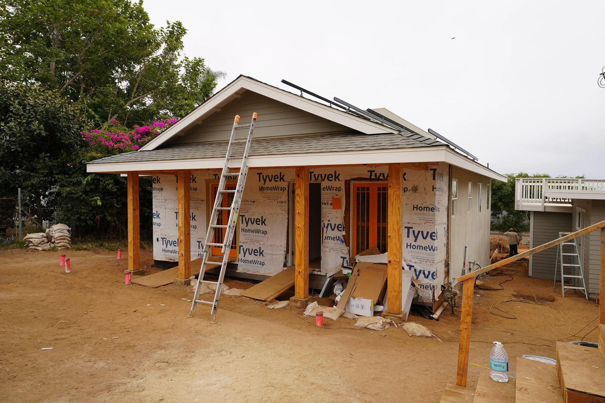 Custom residence and ADU project by B.A. Worthing in North County San Diego Residential design-build project featuring a main home and accessory dwelling unit