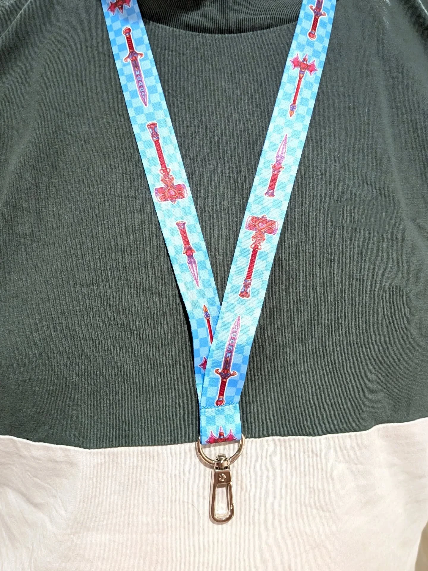 ✨ LANYARDS ✨

three new lanyards will be available from 9am tomorrow! Remember the Love is a Battlefield designs from earlier in the year? Now all the designs are on a lanyard! There's also a day and night snake design, and a potion bottle pattern. A