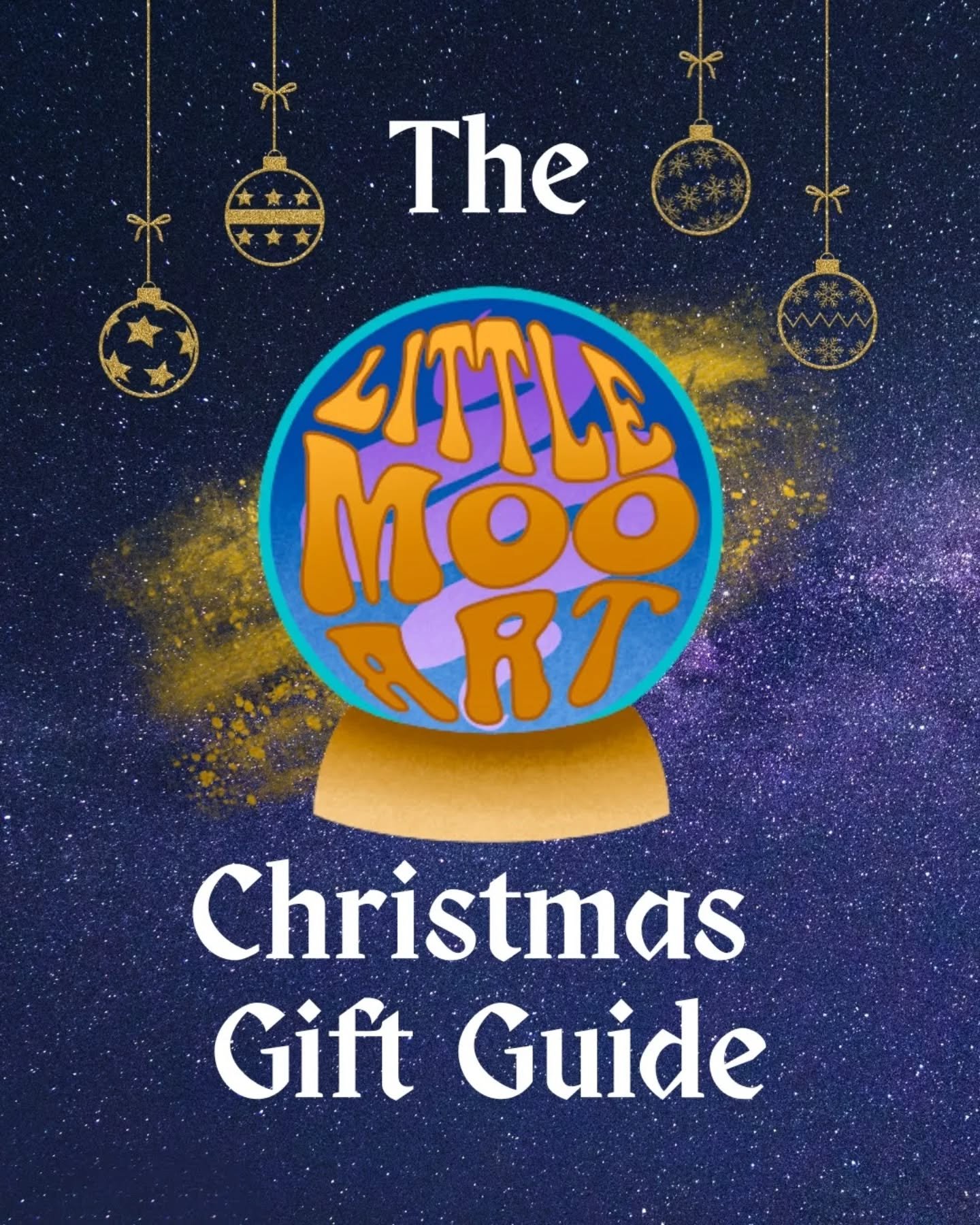 The Little Moo Art Christmas Gift Guide is here! When I was little I loved circling what I'd like in Christmas catalogs so to finally have enough products to make my own is so fun 🥹 all of these, and many many more, can be found on my shop and I'll 