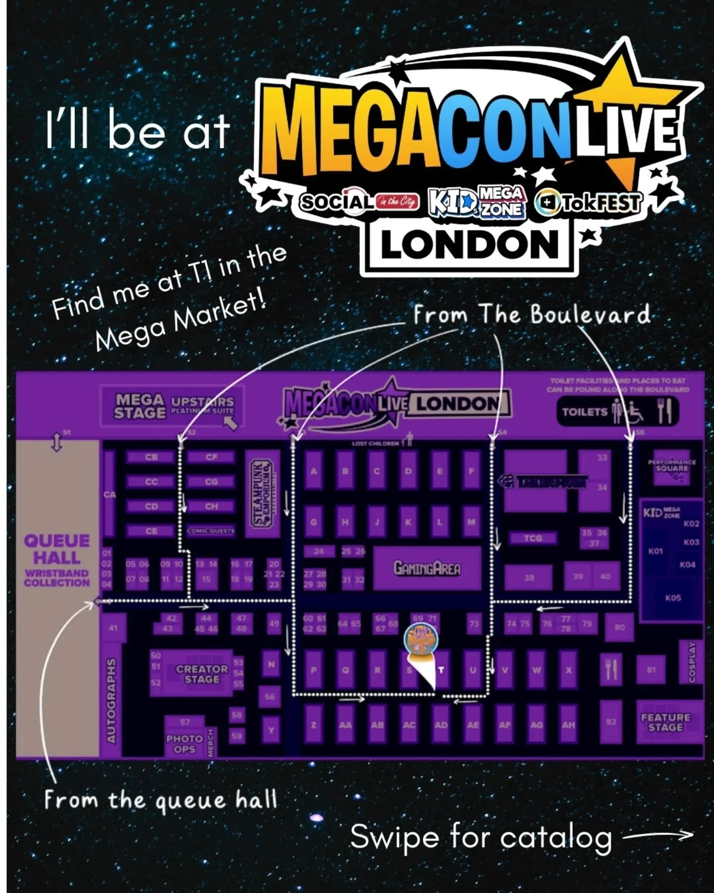 I'll be at Megacon London this weekend! Find me at trader table T1 (that's right, I've got a big girl table this time) ✨ I'll have all my usual bits and bobs including a brand new Adopt a Junimo station which I'm super excited to show off! You'll fin