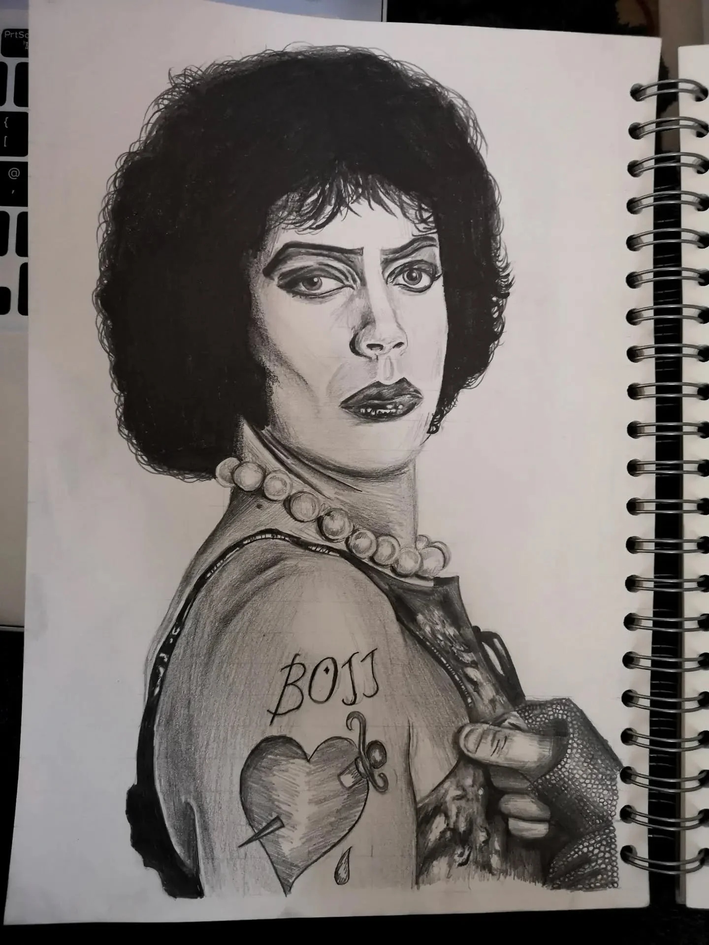 Honestly devastated to hear that Tim Curry has passed. The Rocky Horror Picture Show has been one of my favourite films since I was probably too young to have seen it. Clue, as well. Here's a portrait I drew of him back in 2020. I don't have much els