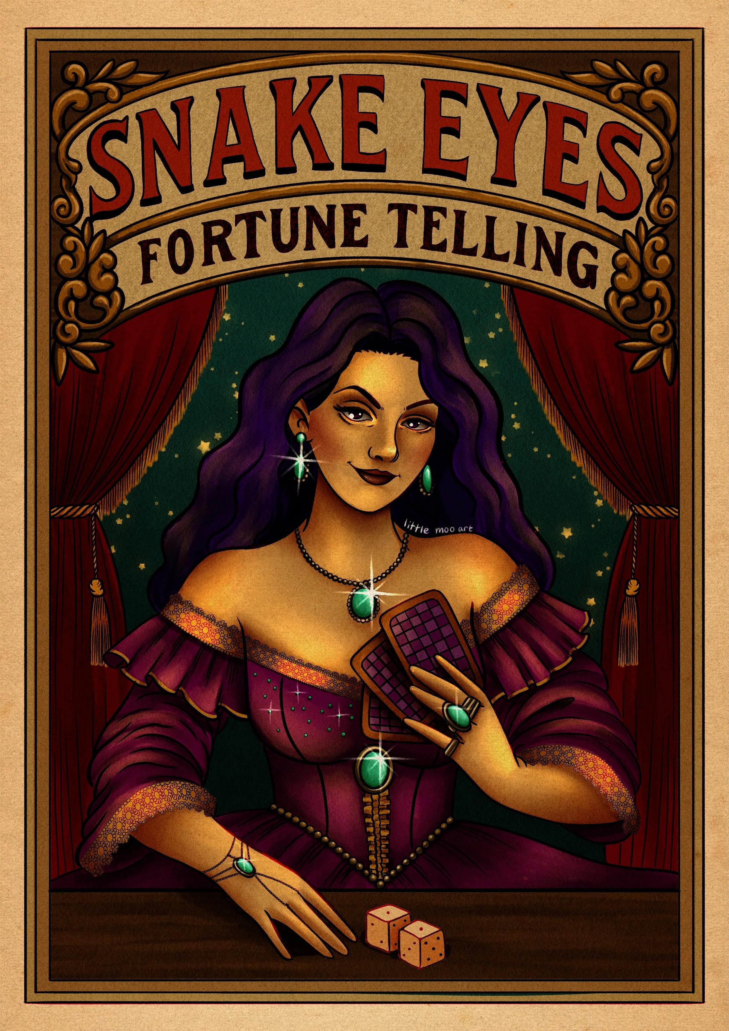 Snake Eyes - digital illustration