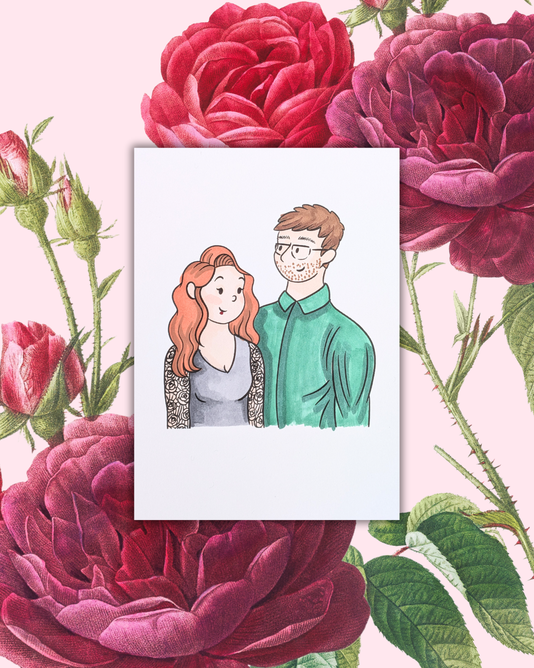 Pink and Red Elegant Watercolor Illustrative Motivational Christian Bible Verse Floral Instagram Post.png