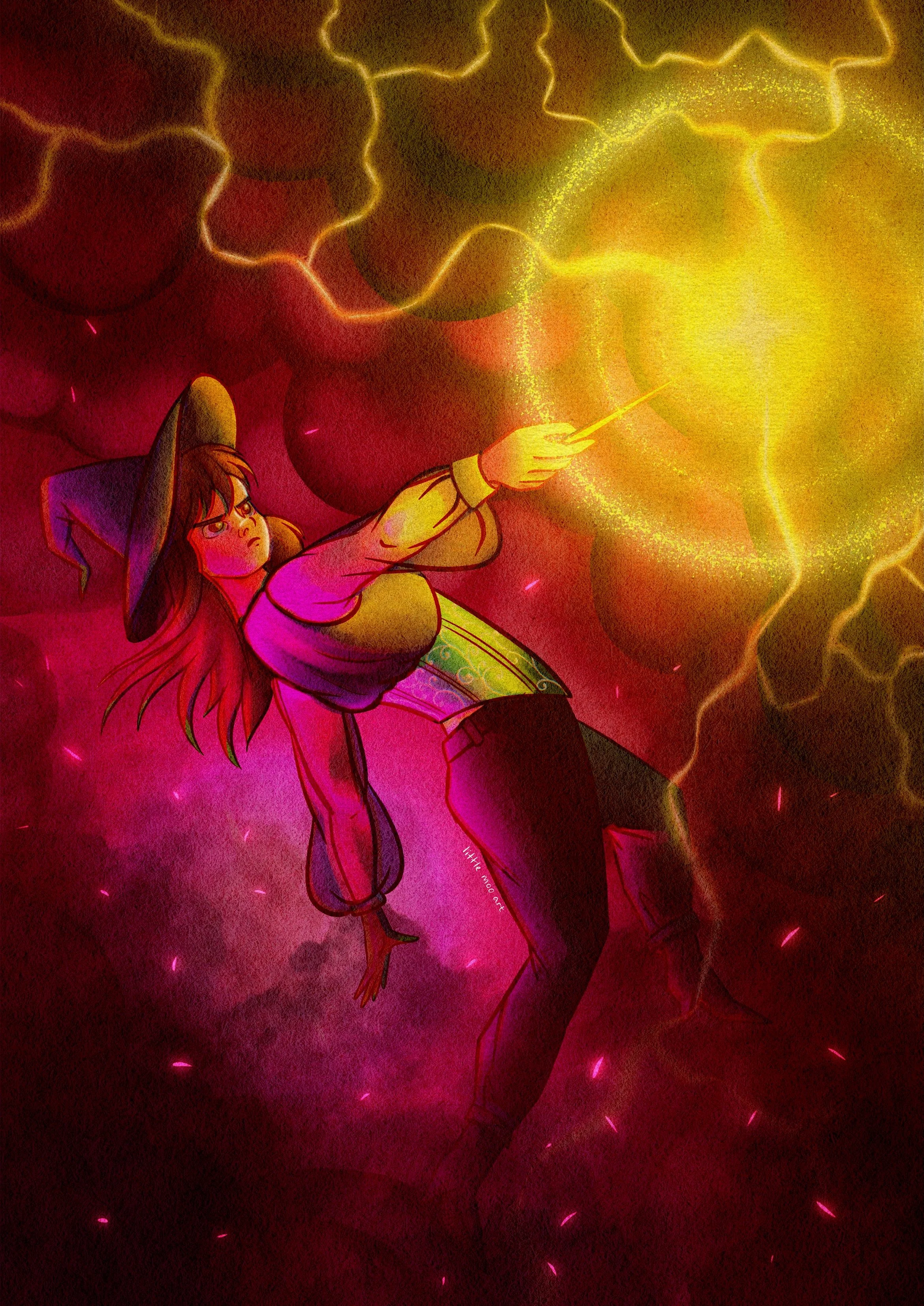 Lightning - Digital illustration