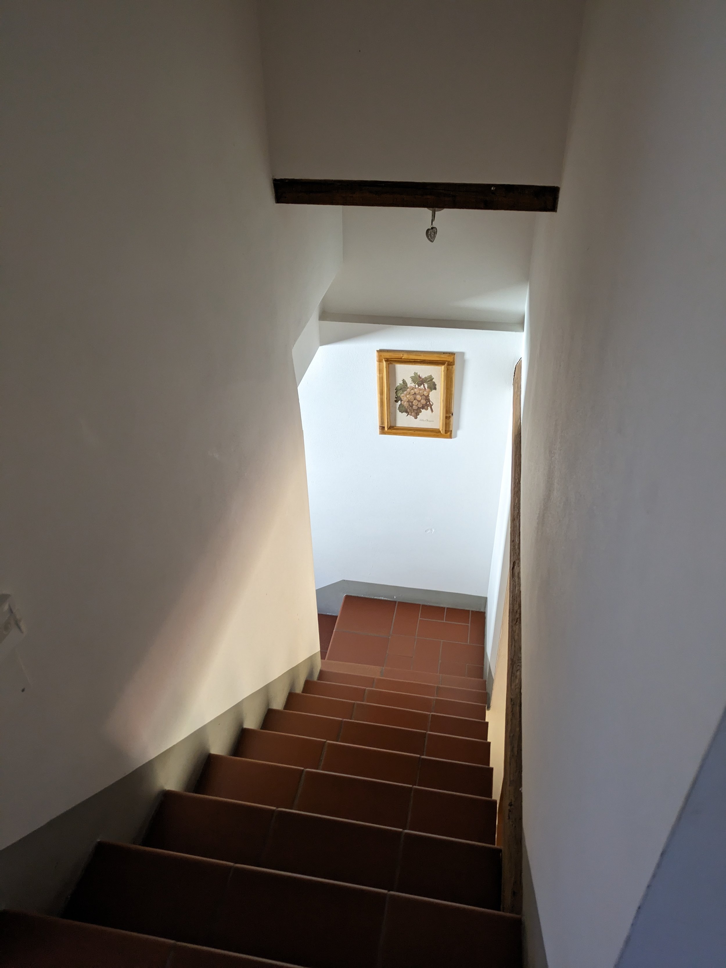 from the living room take the stairway to the 2nd floor