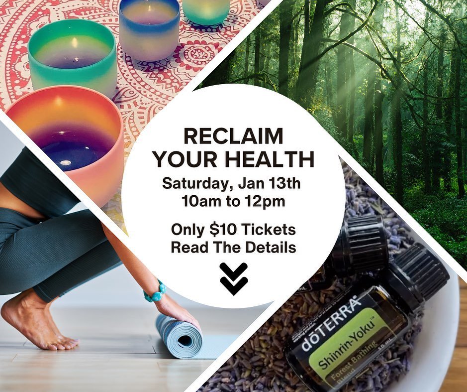 Reclaim Your Health - Interactive Wellness Event

Link to get tickets in Bio!

Bring a yoga mat and water bottle! 

Where: Greenway Farm Conference Center, 5051 Gann Store Road, Hixson, TN, 37343

When: Saturday, January 13, 10am to 12pm (Please arri