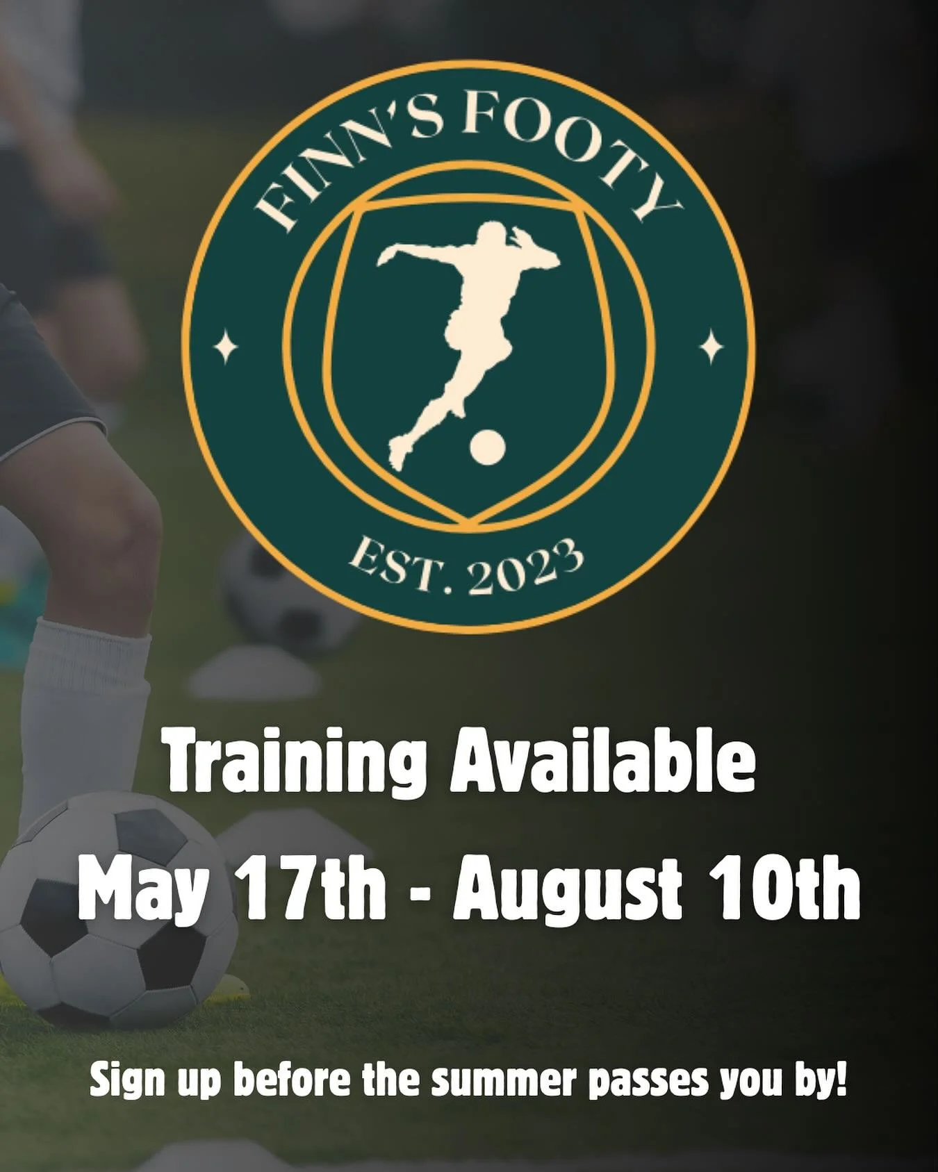 We are officially holding sessions for just 86 days this summer! It may seem like a lot of time but it will pass quickly. Sign up now and get ahead of the competition! 😤⏳
&bull;
Link in bio to book now!
&bull;
#finnsfooty #syracusesoccer #playerdeve